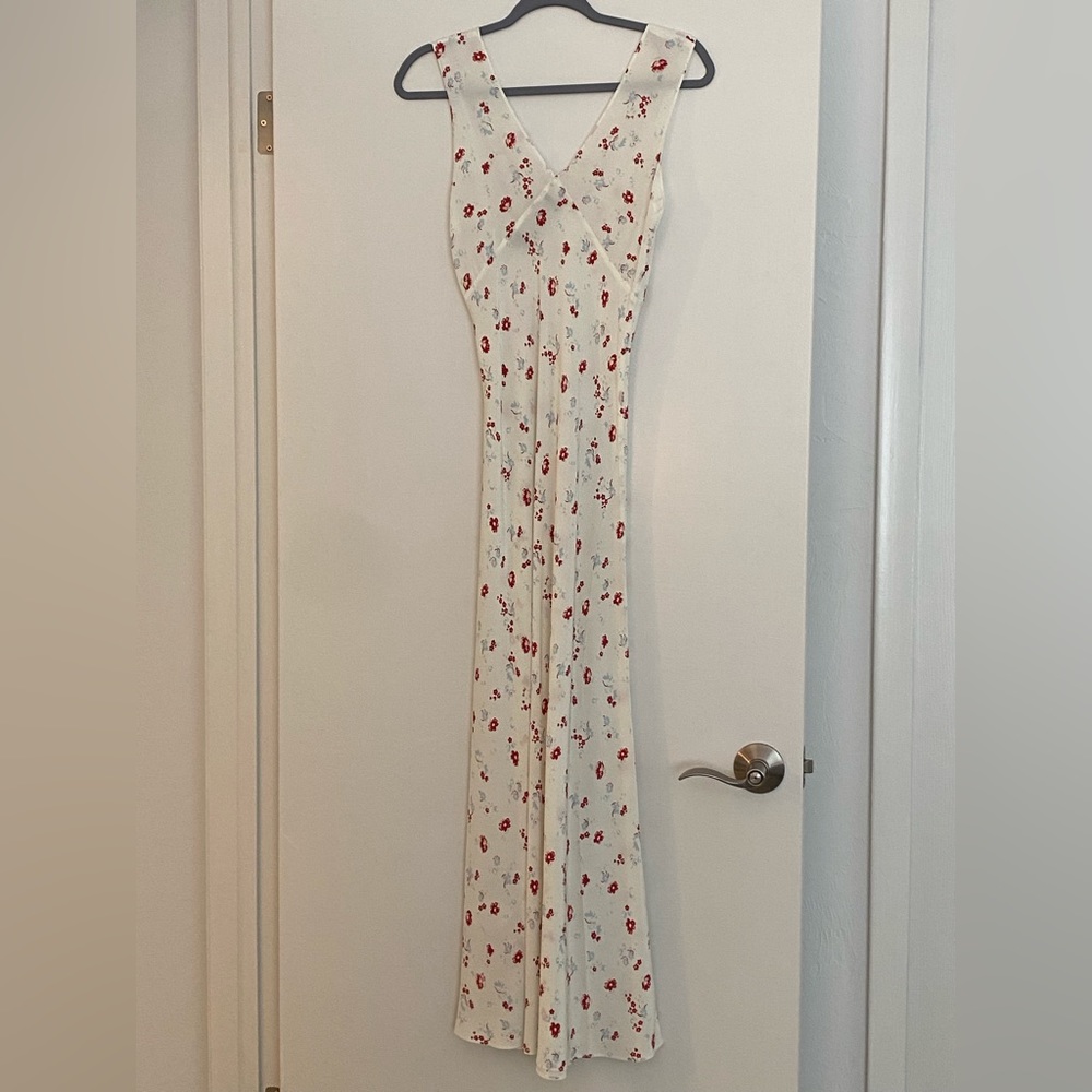 yellow dress with blue flowers OTM Exclusive: Dress in Blue & Yellow Floral L